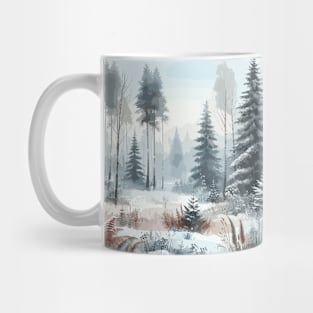 Winter Forest Winter Landscape Mug